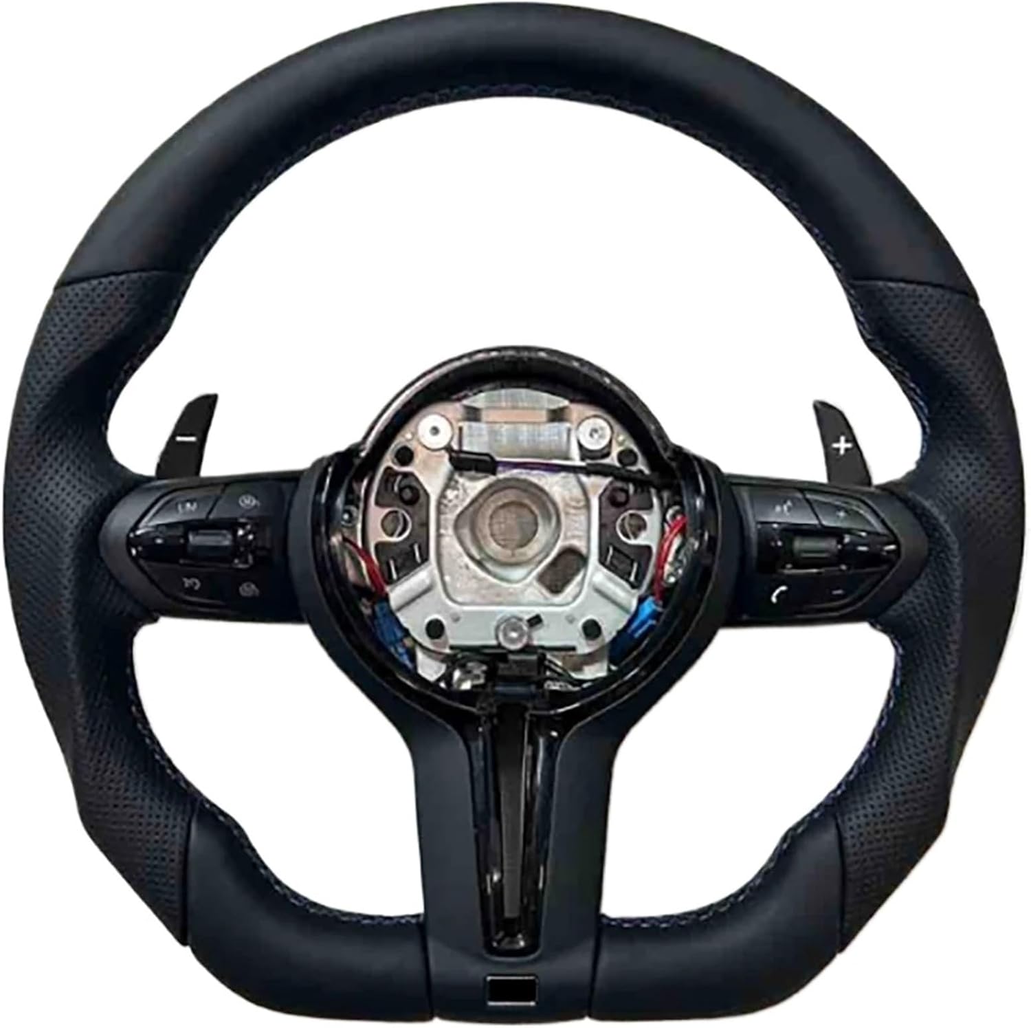 Perforated Sport Steering Wheel Assembly Compatible With BMW