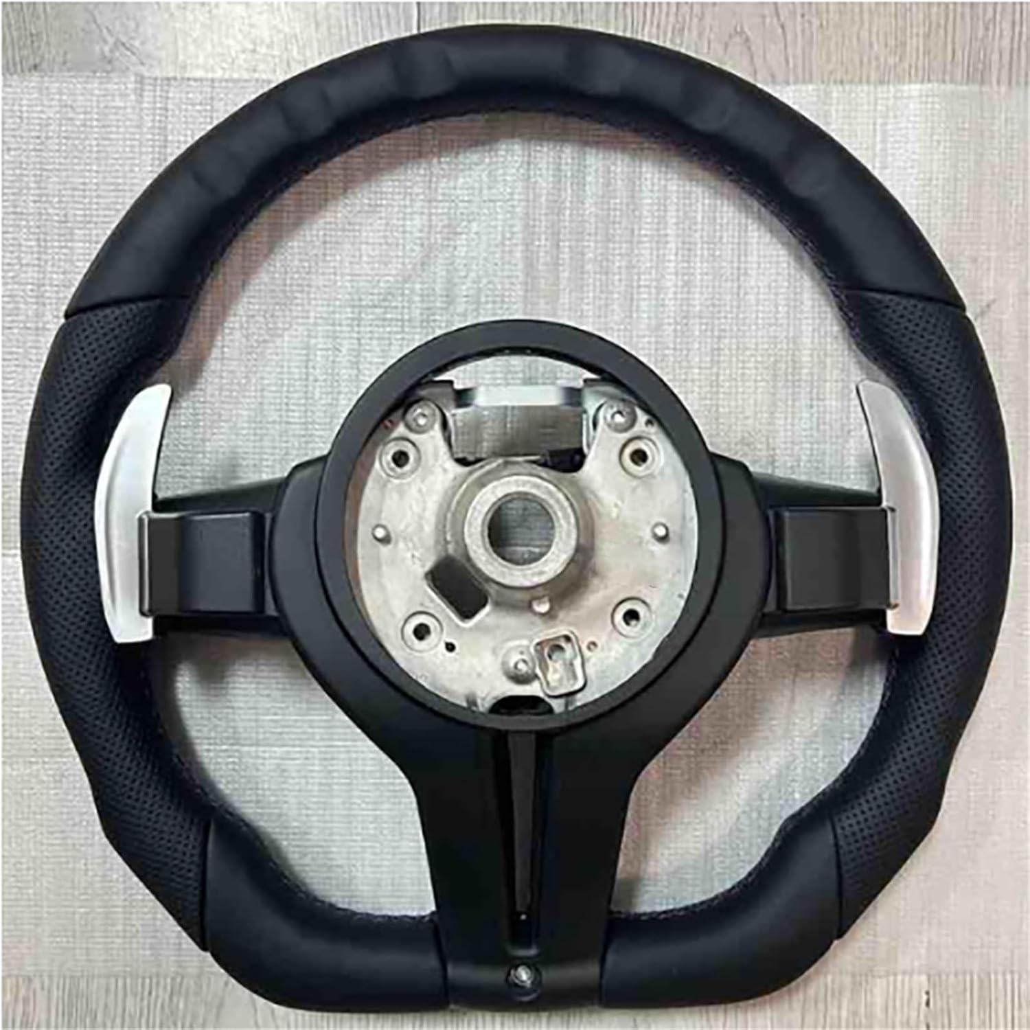 Perforated Sport Steering Wheel Assembly Compatible With BMW