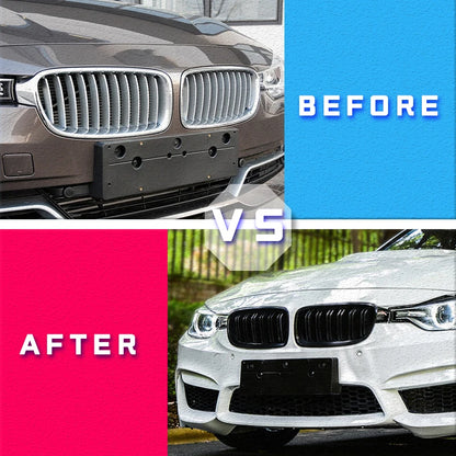 Gloss Black Kidney Front Grille For BMW 3 Series F30 F31
