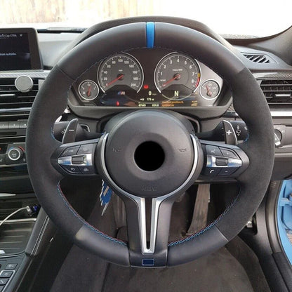 Alcantara Leather Steering Wheel Replacement for BMW