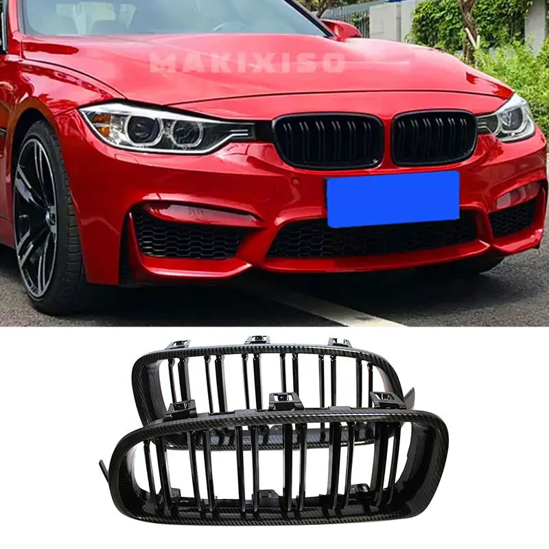 Gloss Black Kidney Front Grille For BMW 3 Series F30 F31
