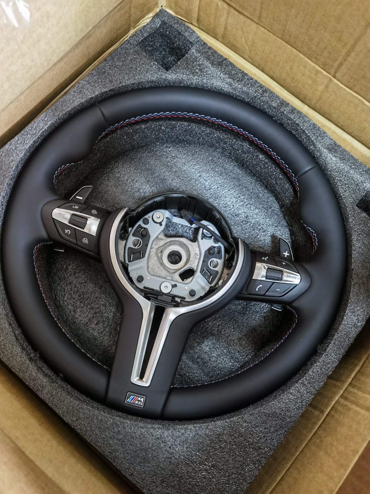 Sport Leather Steering Wheel for BMW M Series