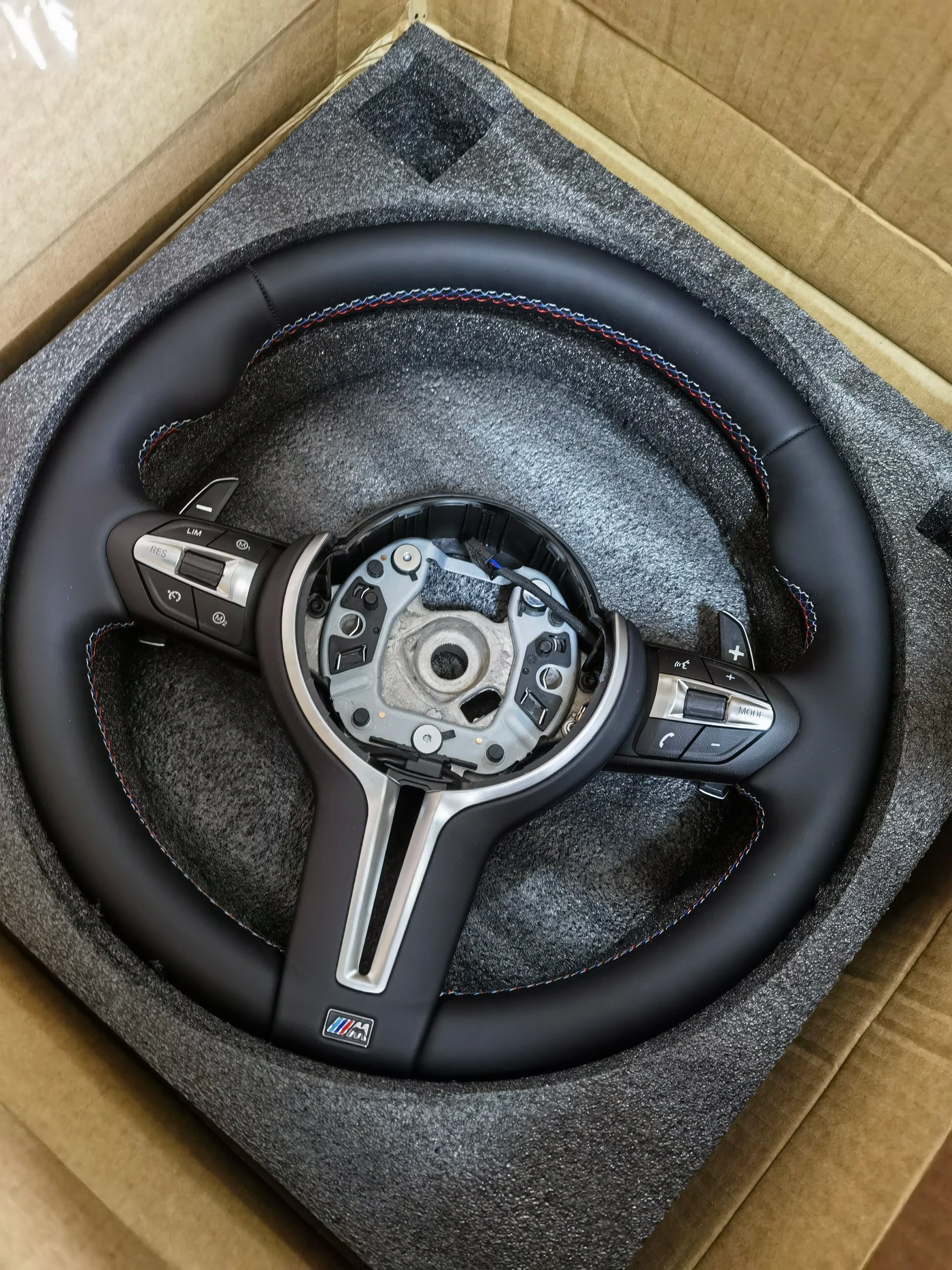 Sport Leather Steering Wheel for BMW M Series