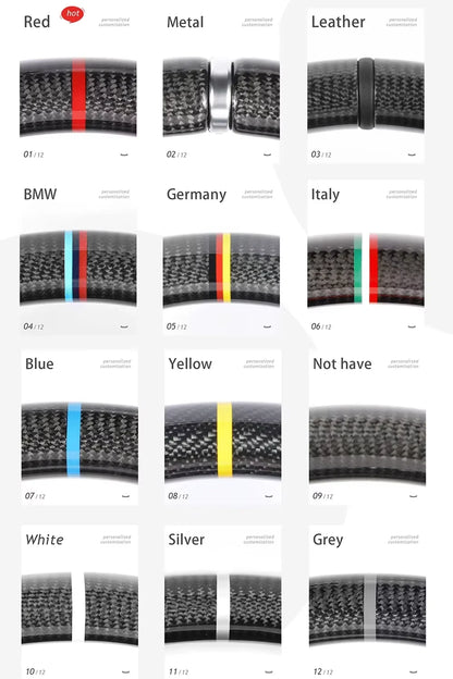 Sport Leather Steering Wheel for BMW M Series