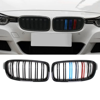 Gloss Black Kidney Front Grille For BMW 3 Series F30 F31