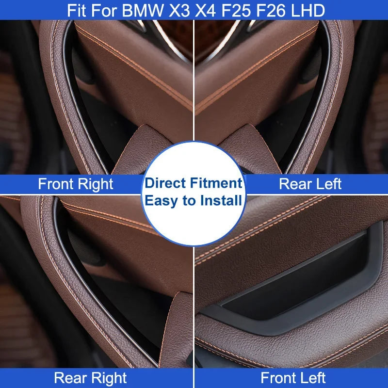 Interior Door Handle Pull Cover For BMW X3 X4 F25 F26