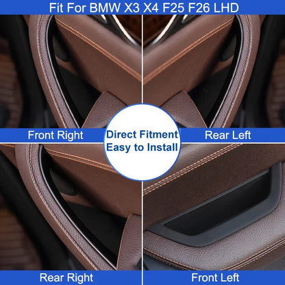 Interior Door Handle Pull Cover For BMW X3 X4 F25 F26