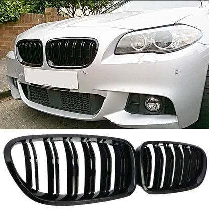Dual Slat Front Kidney Grille For BMW 5 Series F10 F11