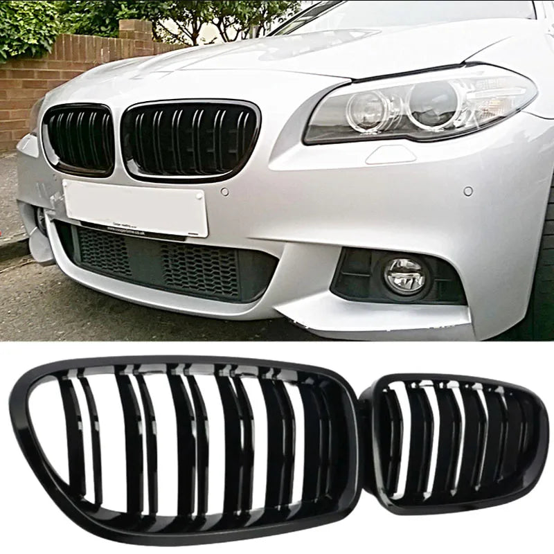 Dual Slat Front Kidney Grille For BMW 5 Series F10 F11